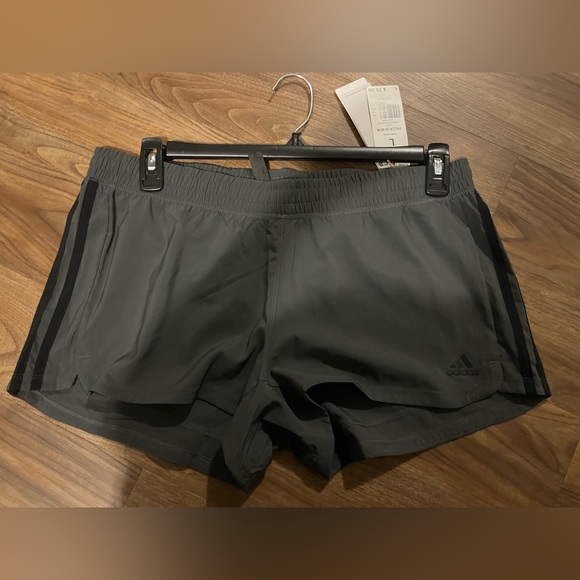 adidas Pants - Adidas Grey & Black Shorts